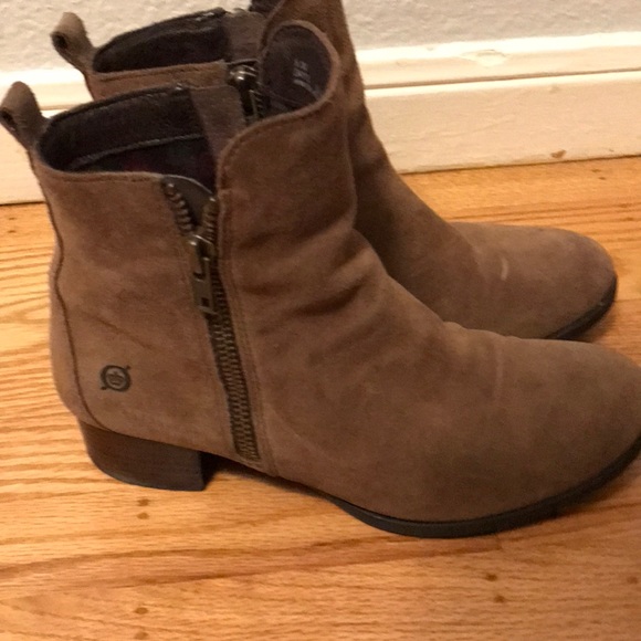 born suede ankle boots